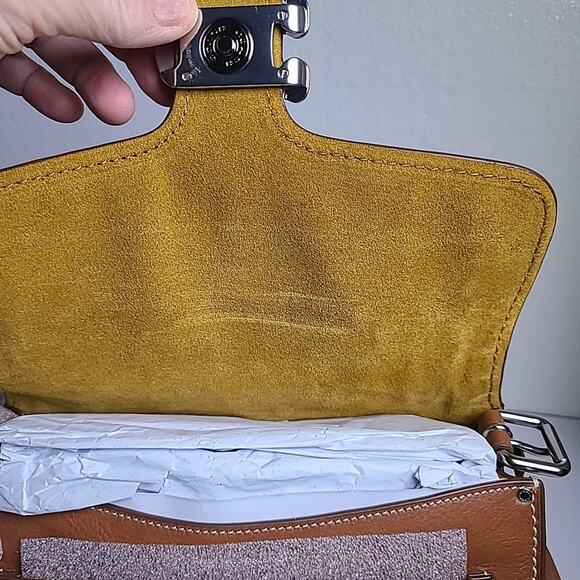 NWT Authentic Coach Western Soft Tabby - Silver/Burnished Amber - Picture 4 of 7